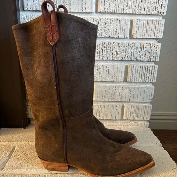 We The Free Dark Brown Western Boots - Picture 2 of 9